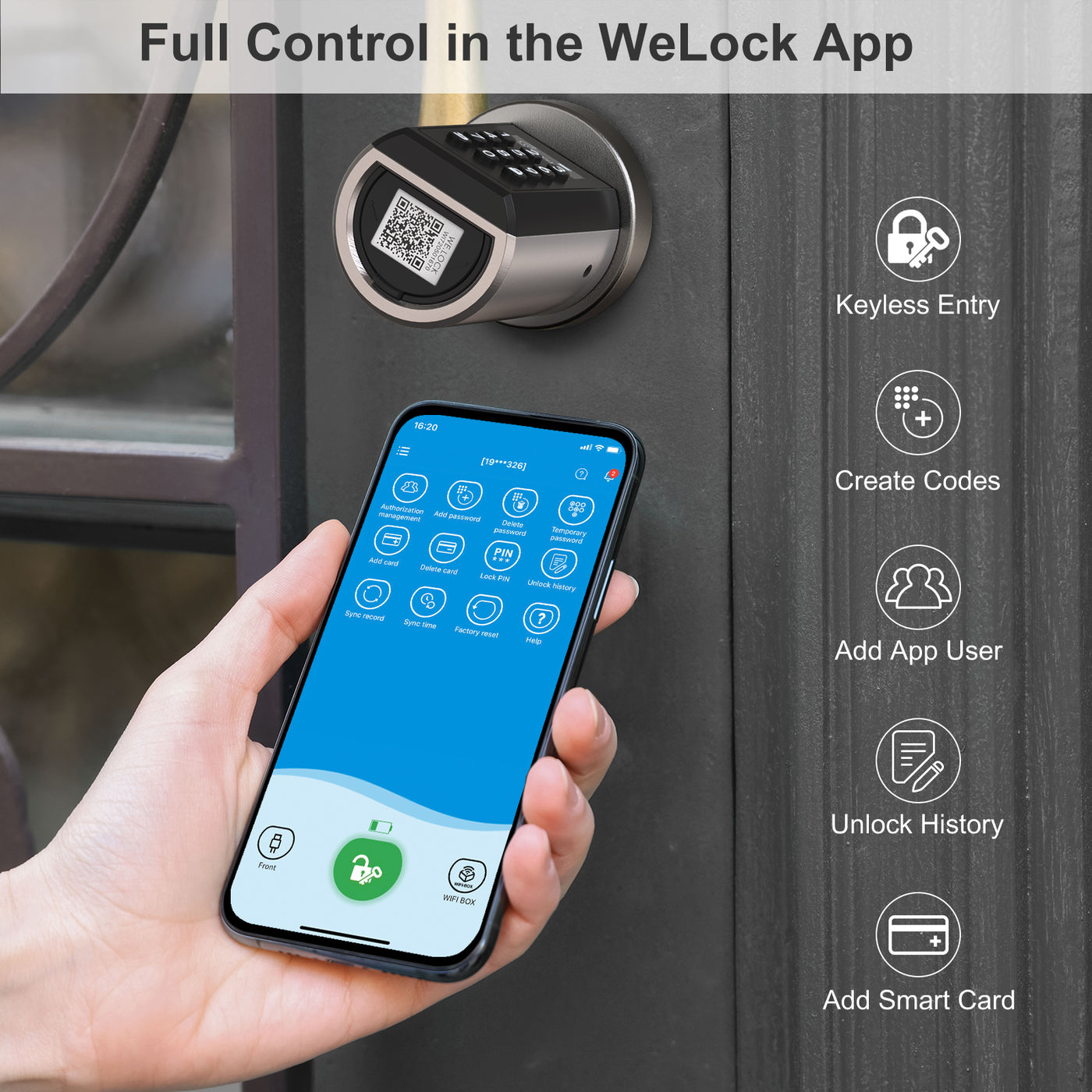 WELOCK PCB51 Bluetooth Smart Lock with keypad