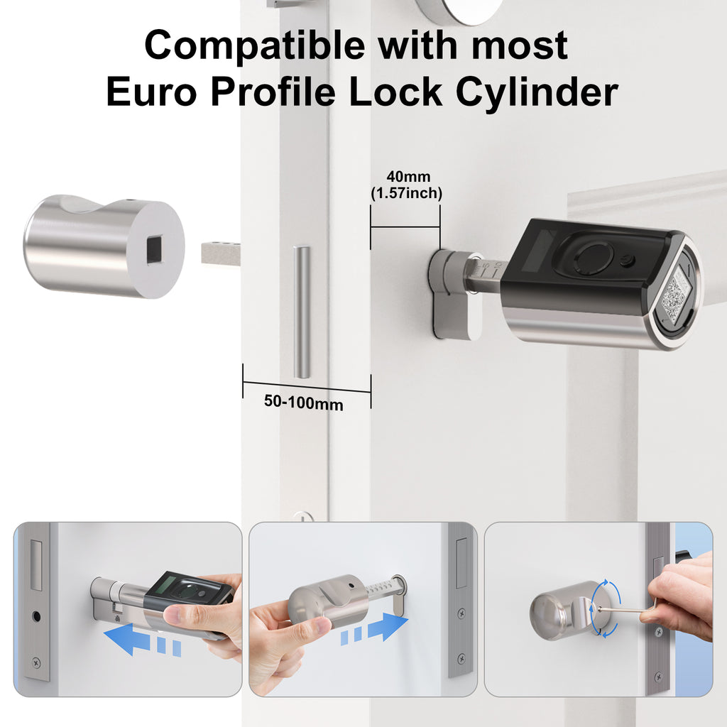 WELOCK Smart Lock Zylinder Touch41 Fingerprint Türschloss