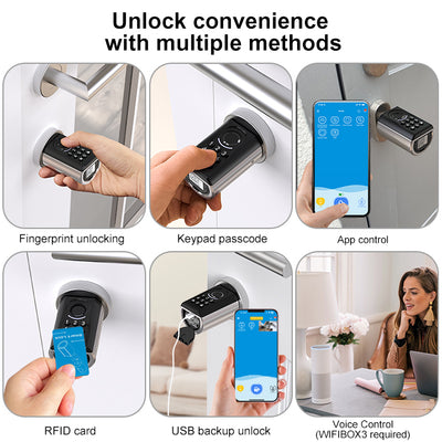 WELOCK Smart Lock Cylinder ToucA51 Fingerprint door lock with keypad