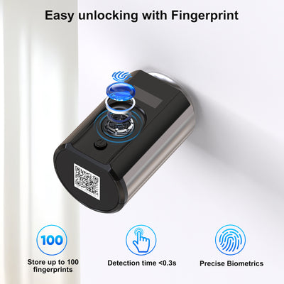 WELOCK Smart Lock Touch63 Fingerprint Door Lock for Euro Profile Cylinder