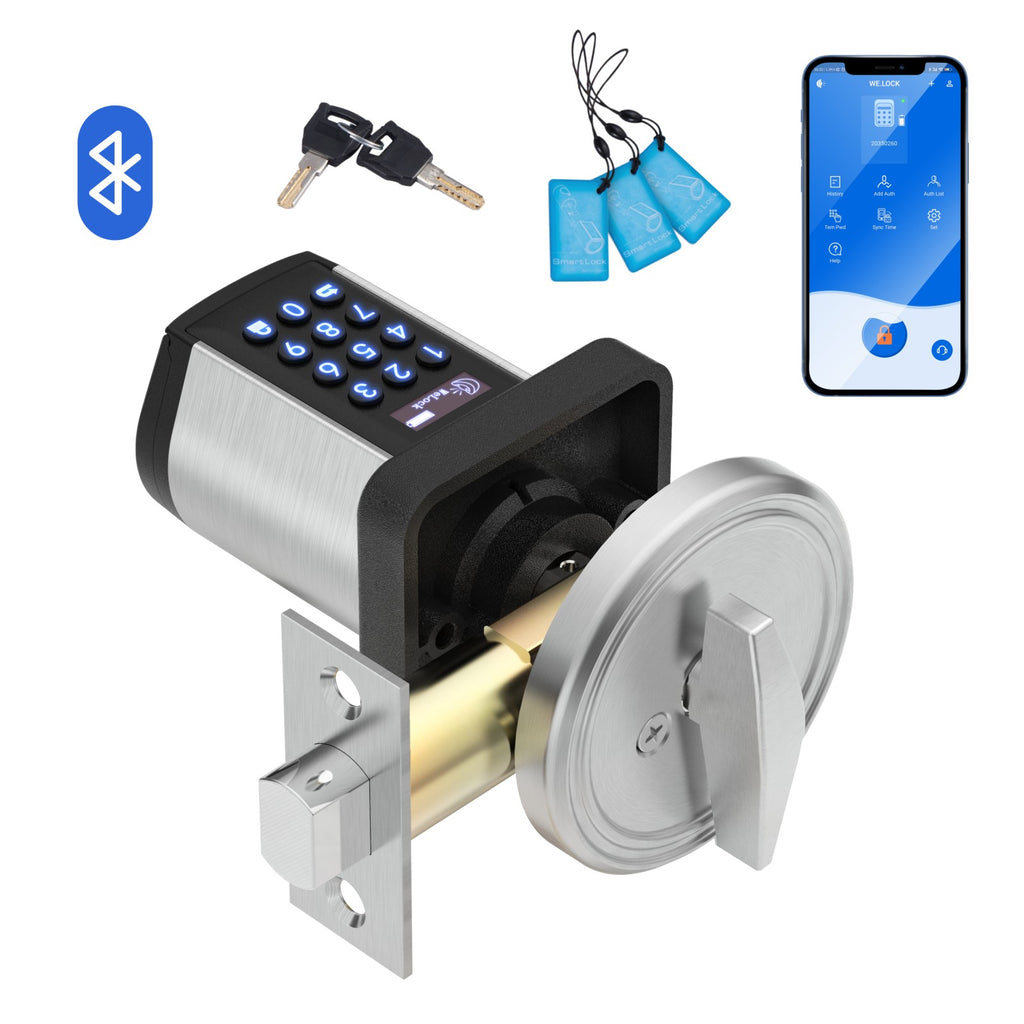 Welock WiFi Smart Lock Deadbolt avec clavier pour porte d'entrée Appartement 2.0