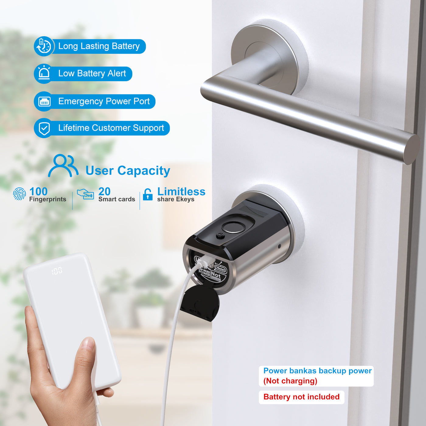 WELOCK Smart Lock Cylinder Touch41 Fingerprint Door Lock