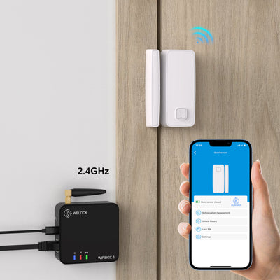 Accoglie wifibox smart block per sblocco remoto e connessione con Alexa Wifi Gateway