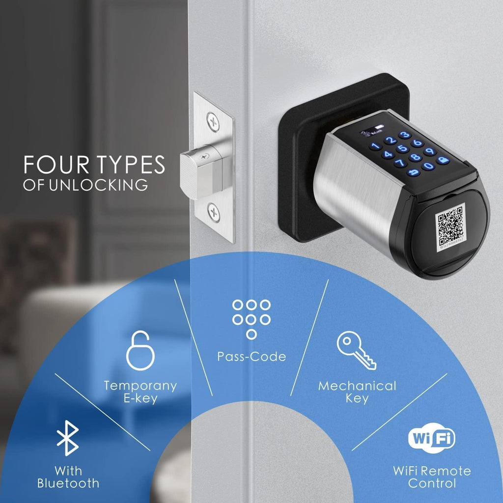 Welock WiFi Smart Lock Deadbolt with Keypad for Front Door Apartment PCB34 - WELOCK